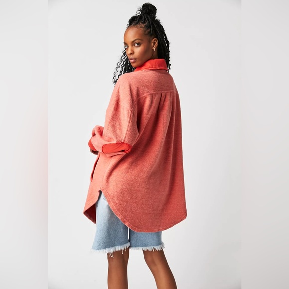 𝓯𝓹 Free People ~ Ruby Jacket in Scarlet Ibis - Picture 2 of 4